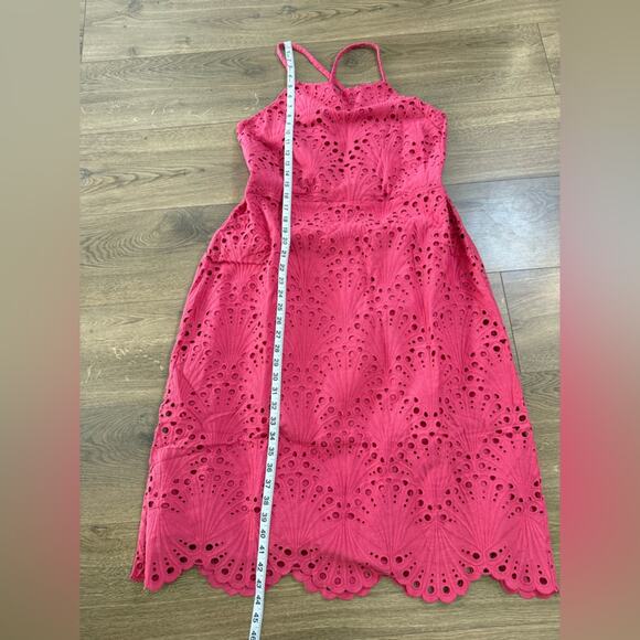 NWT Andie Swim The Roatan Midi Eyelet Open Back Dress Rosette Pink Size XL - Picture 12 of 12
